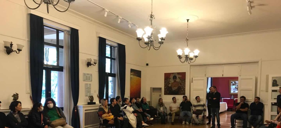 La Embajada de Colombia en China celebró encuentro con la comunidad colombiana